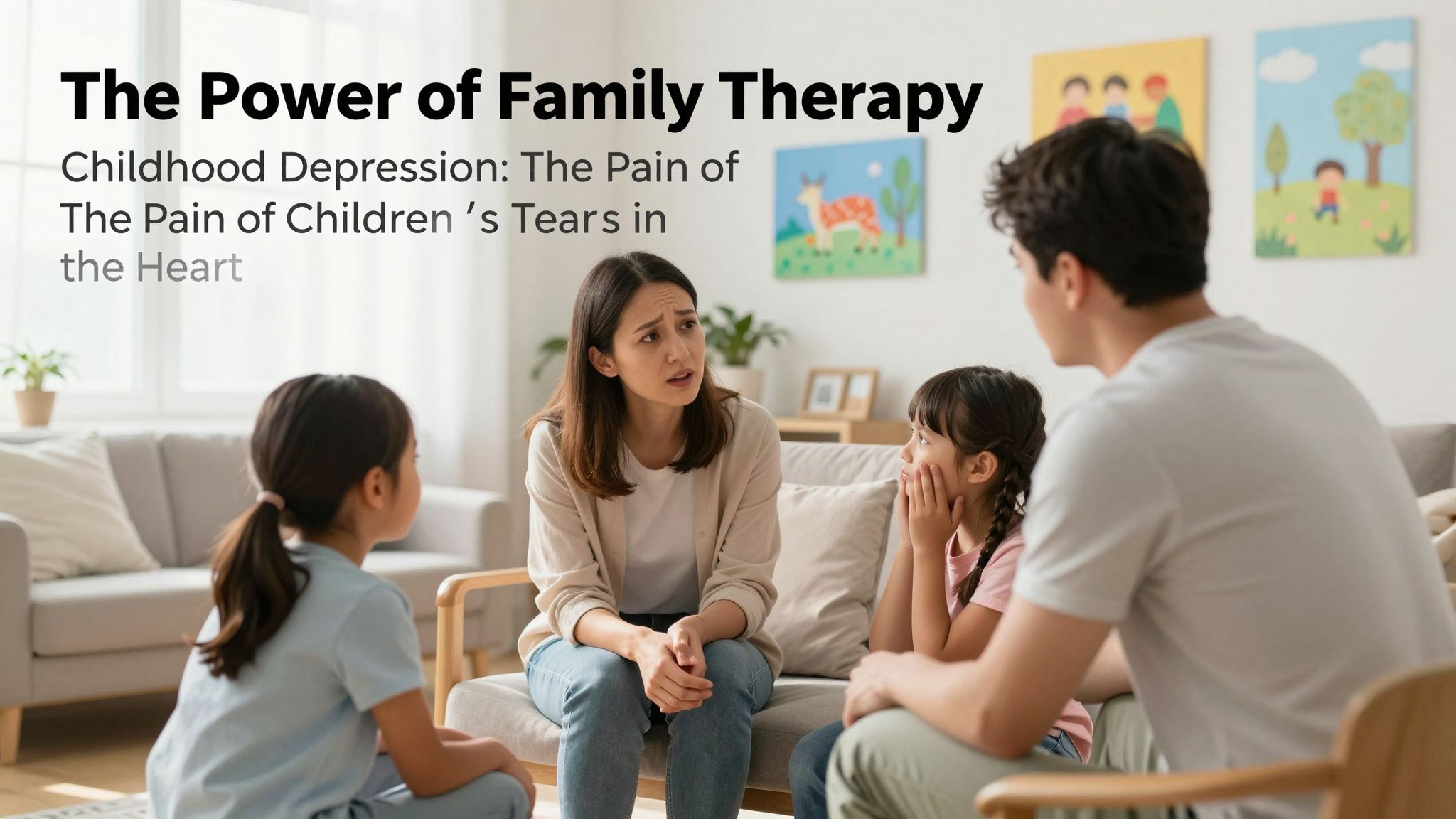 A családterápia segít a gyermekek érzelmi gyógyulásában.