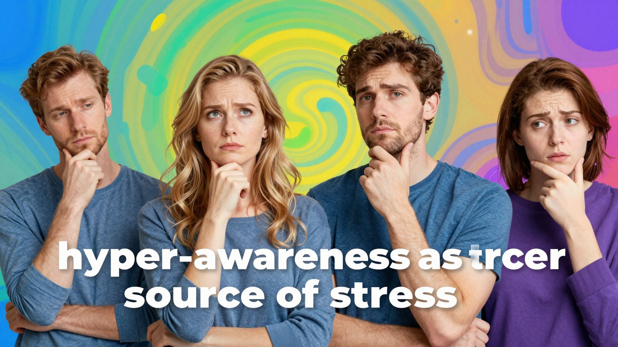 A hiper-tudatosság növelheti a szorongást és a stresszt.