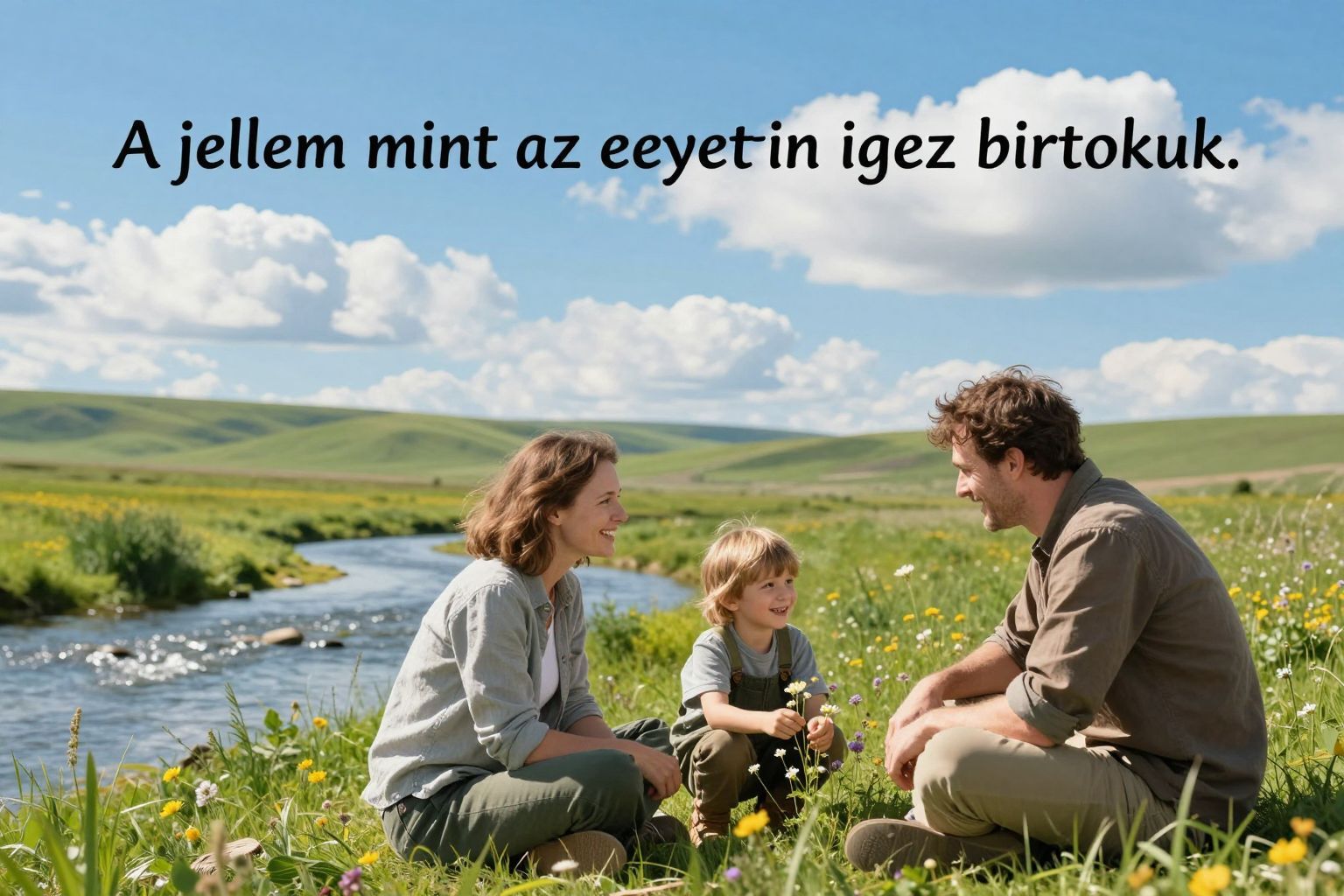 A jellem az élet legértékesebb öröksége.