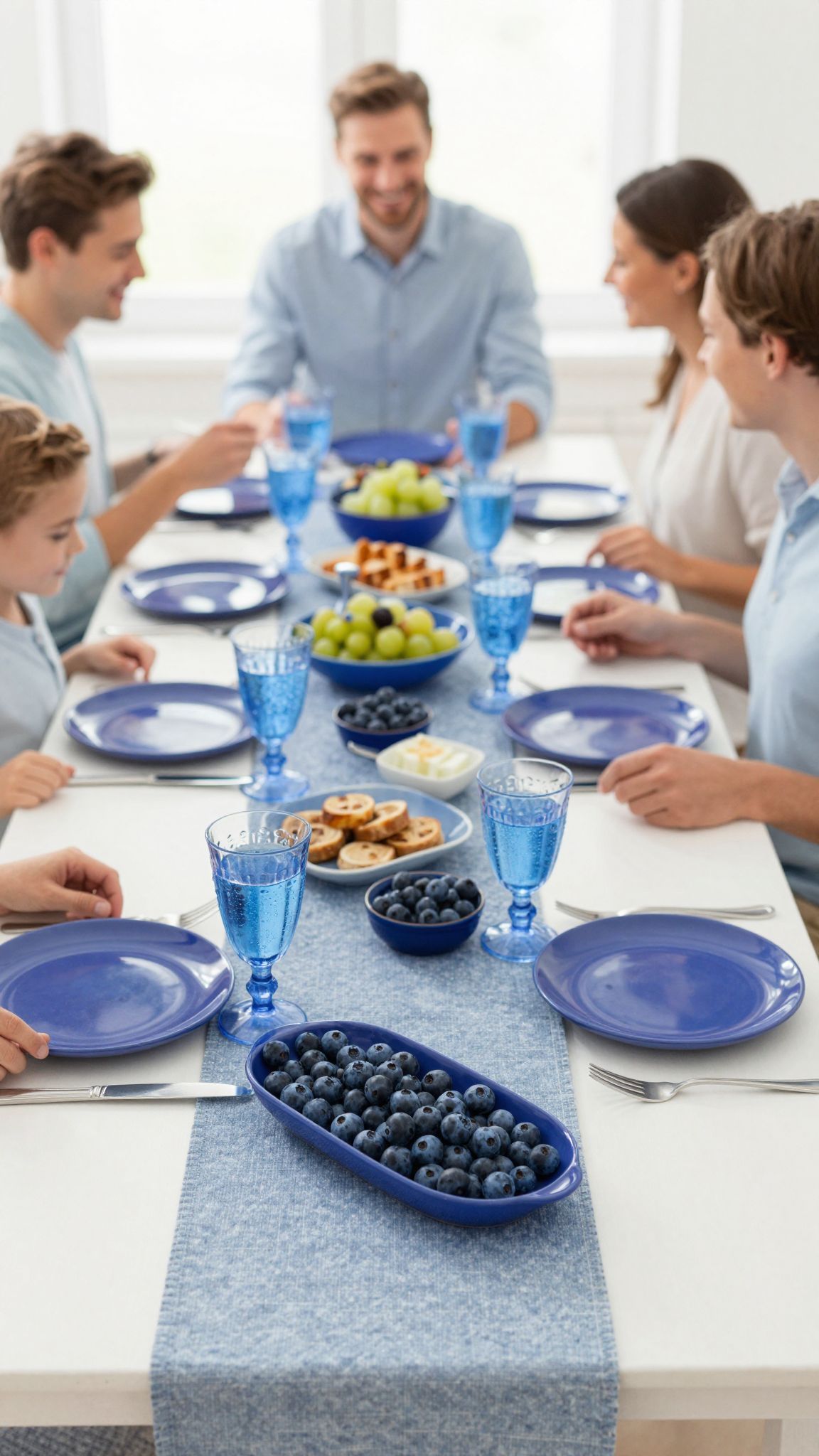 A kék szín nyugtató hatása befolyásolja az étvágyat.