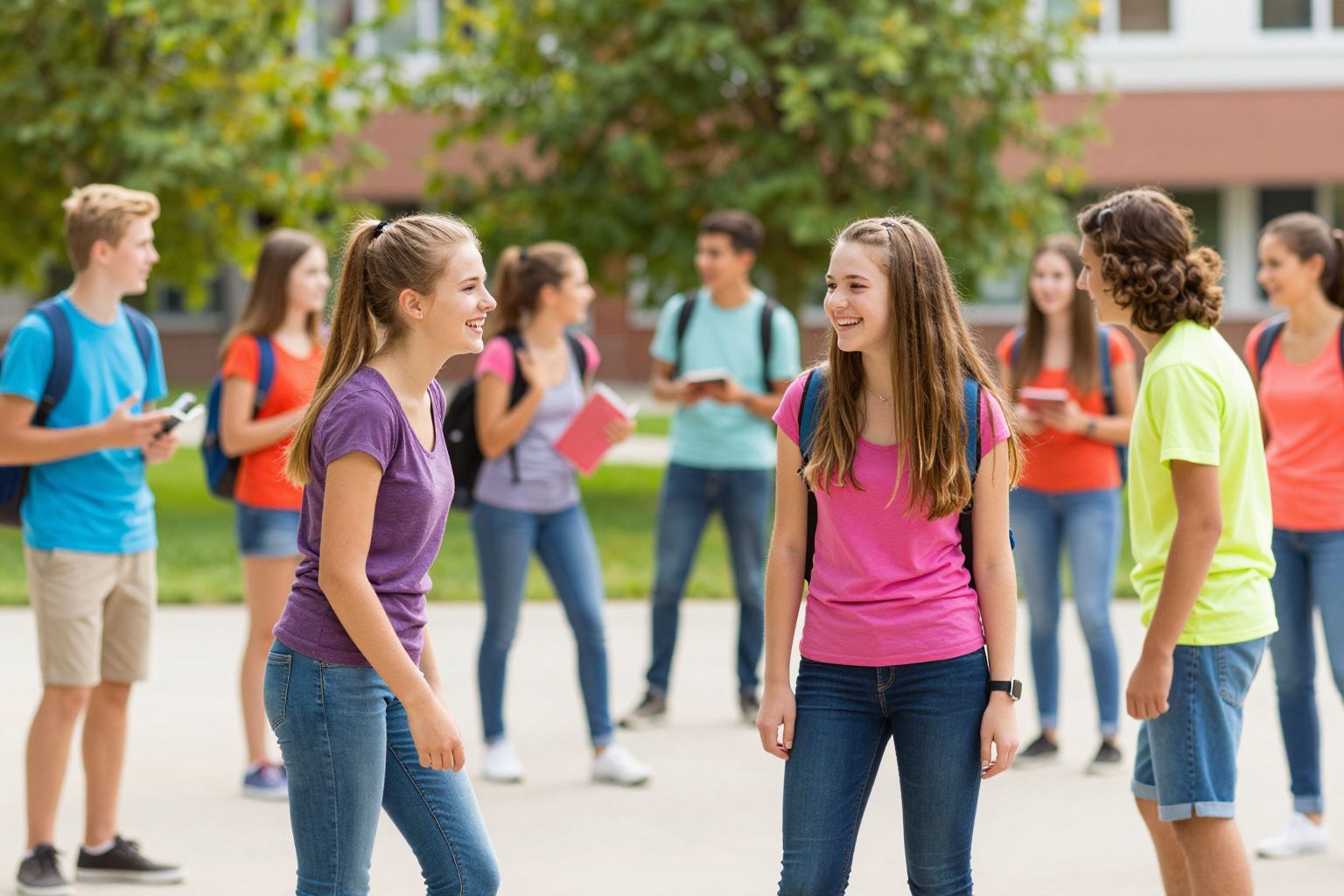 A kortársak hatása formálja a serdülők identitását.