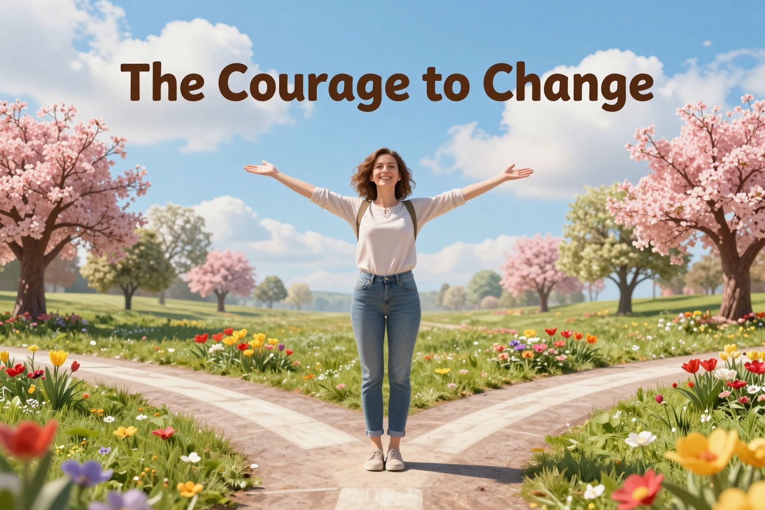 A változtatás bátorsága új lehetőségek kapuját nyitja meg.