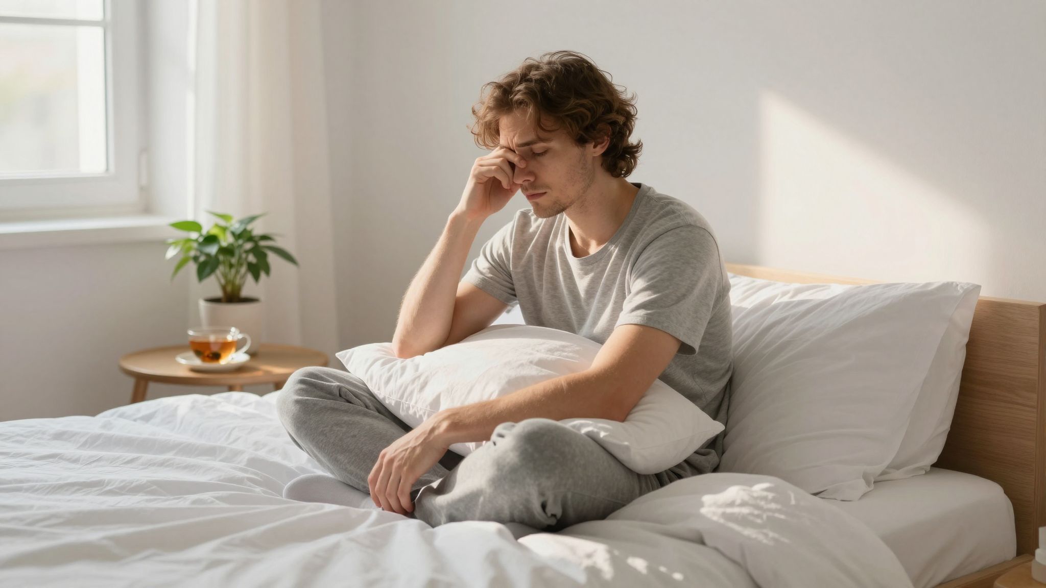 Az álmatlanság csökkenthető a stresszkezelési technikákkal.