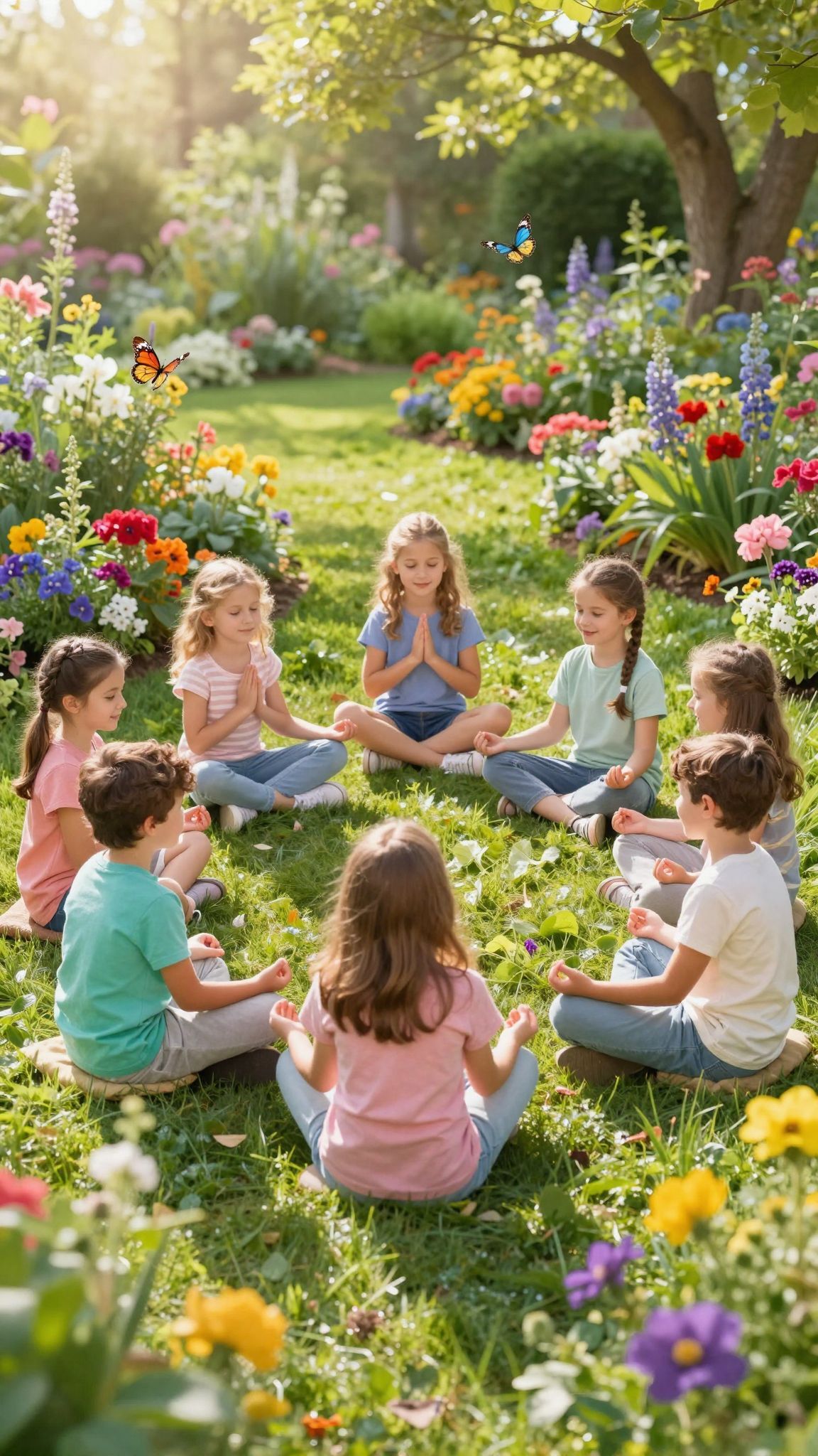 A meditáció segít a gyermekek érzelmi stabilitásának megteremtésében.