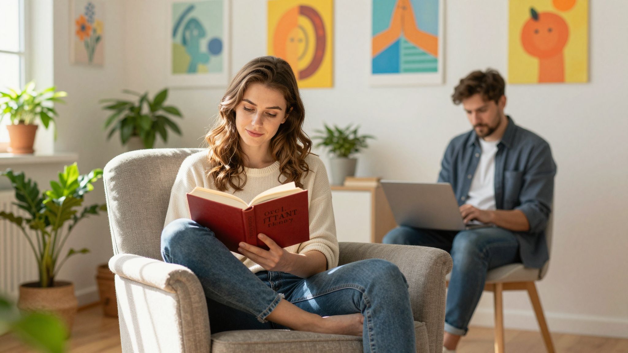 Az olvasás serkenti az agy neuroplaszticitását és jólétet.