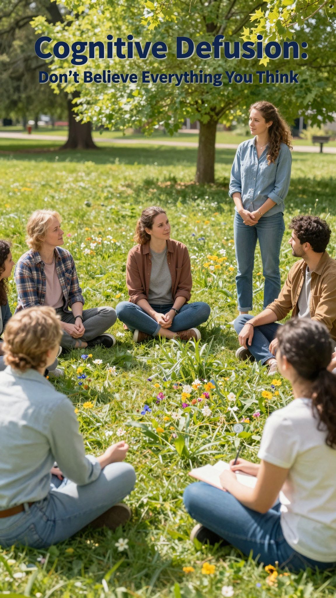 A kognitív defúzió segít elengedni a negatív gondolatokat.