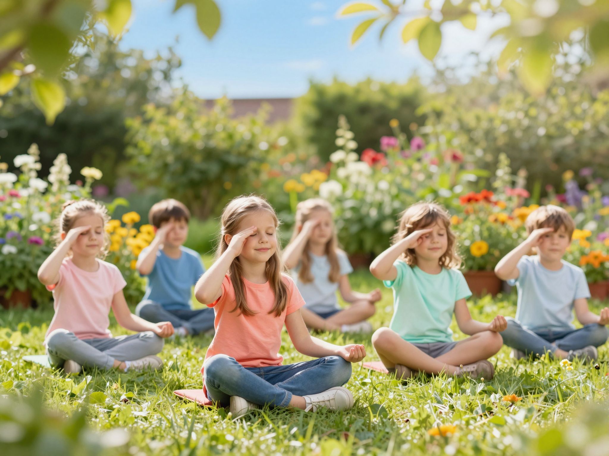 A légzőgyakorlatok segítenek a gyermekek stresszkezelésében.