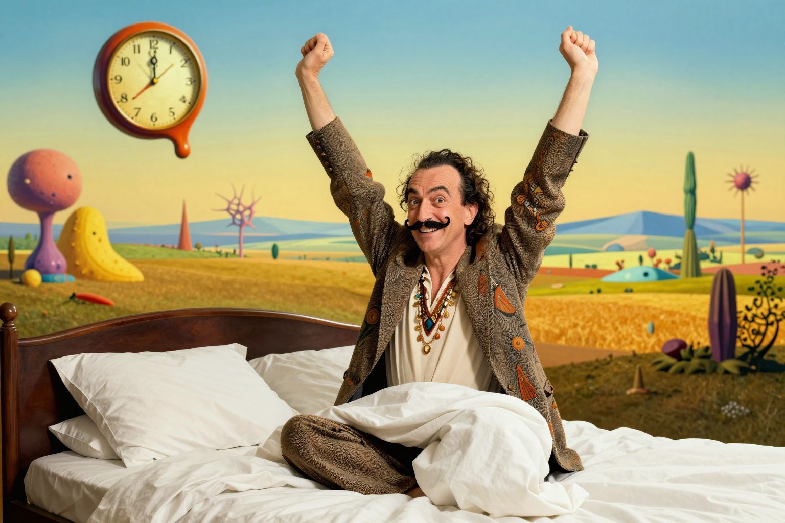 Dalí kreativitása a reggeli ébredés varázsában rejlik.