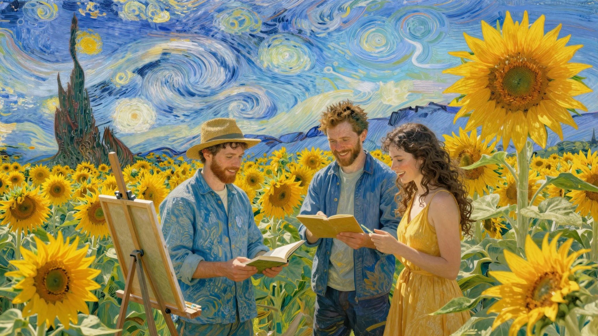 Van Gogh szenvedése művészetének mélyrétegű kifejeződése.