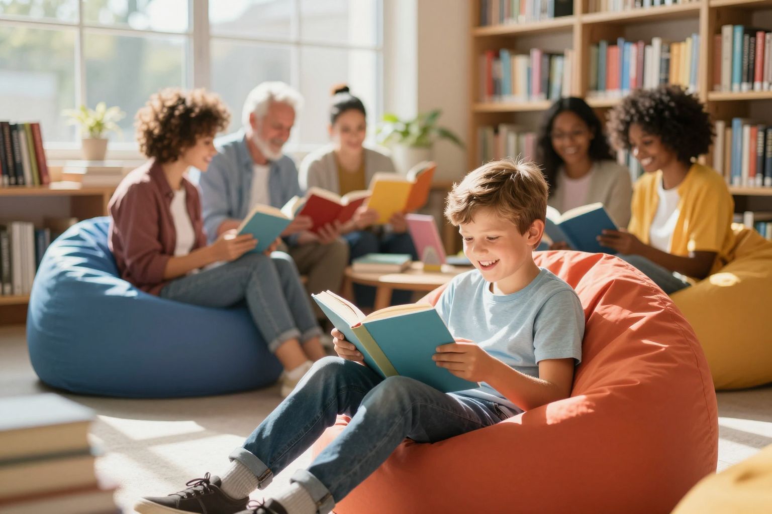 A biblioterápia segít a mentális egészség javításában.