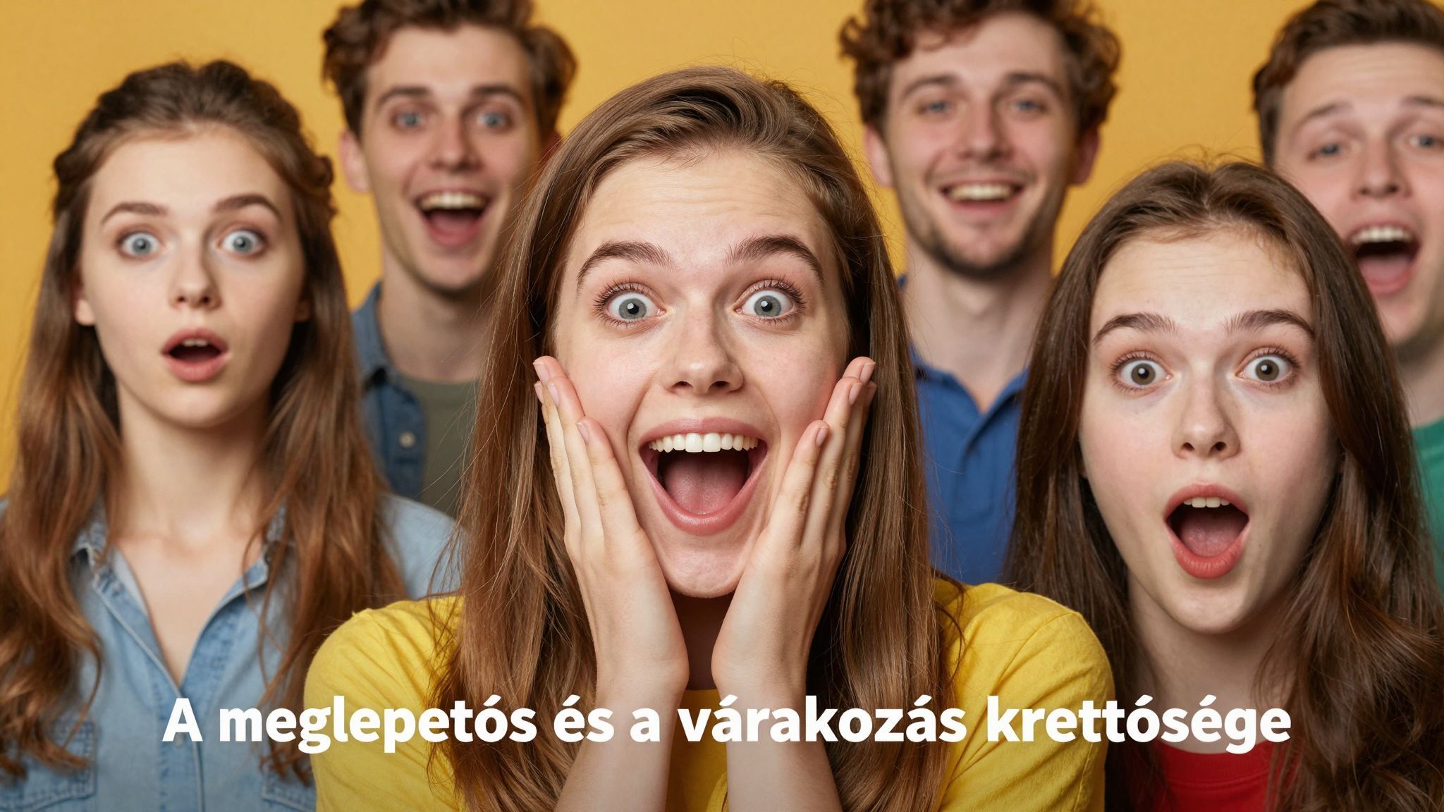 A meglepetés fokozza a várakozás izgalmát és intenzitását.
