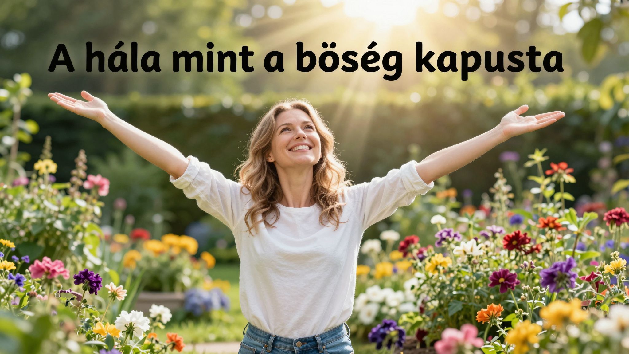 A hála megnyitja a bőséget és a lehetőségeket.