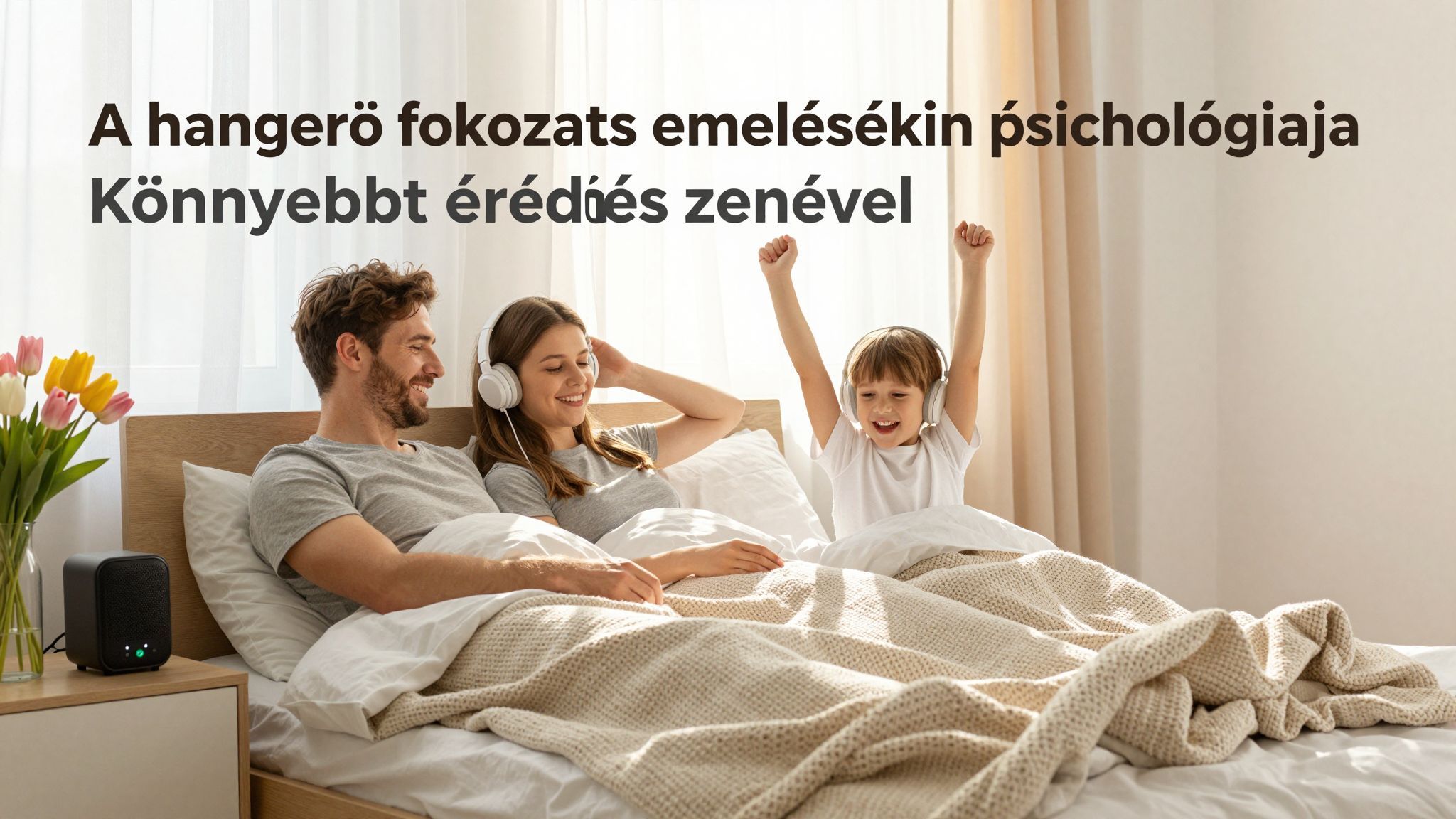 A zene fokozatos hangerőemelése csökkenti a stresszt.