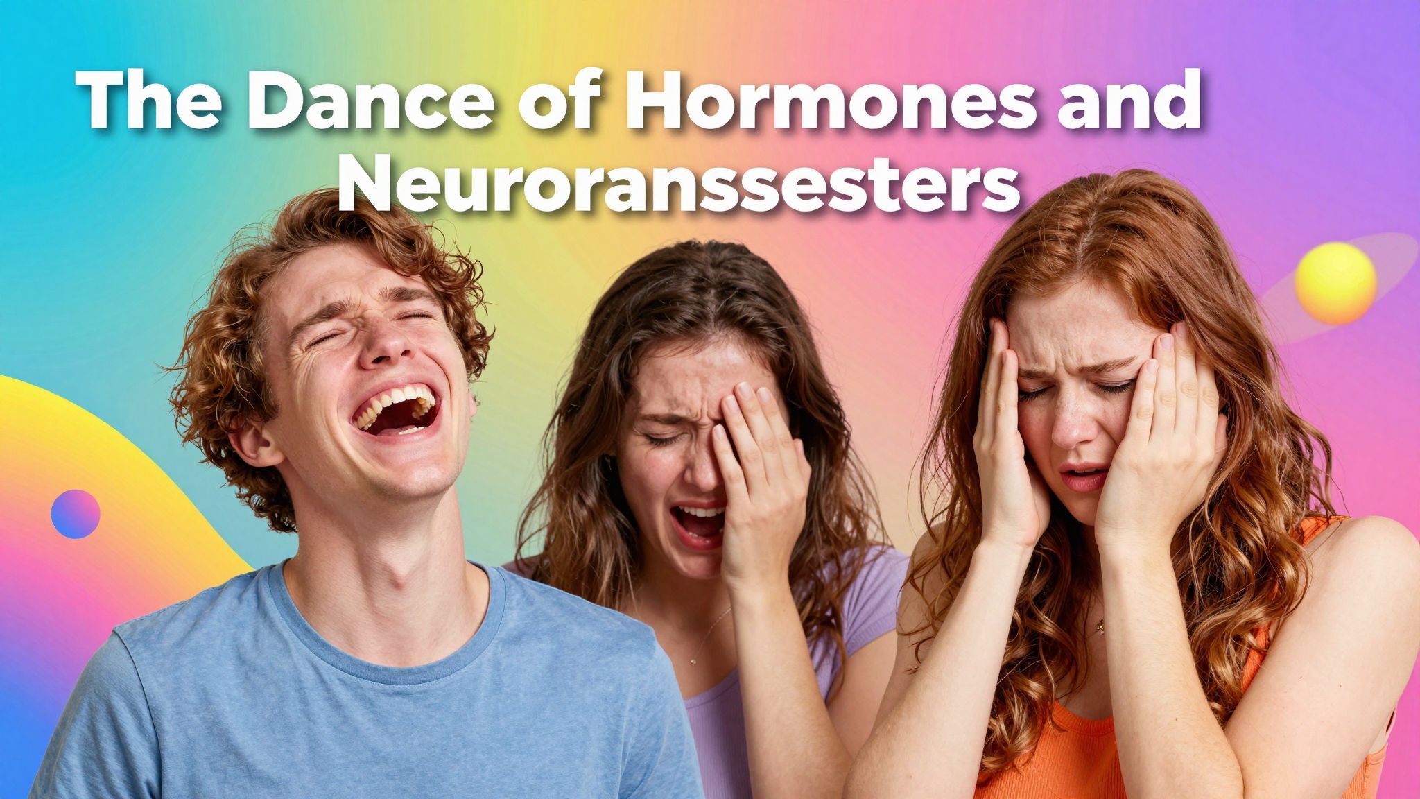 A hormonok és neurotranszmitterek befolyásolják érzelmi reakcióinkat.