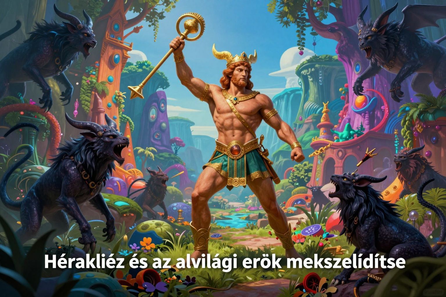 Héraklész legyőzte a fenevadakat, hogy megmentse a lelkeket.