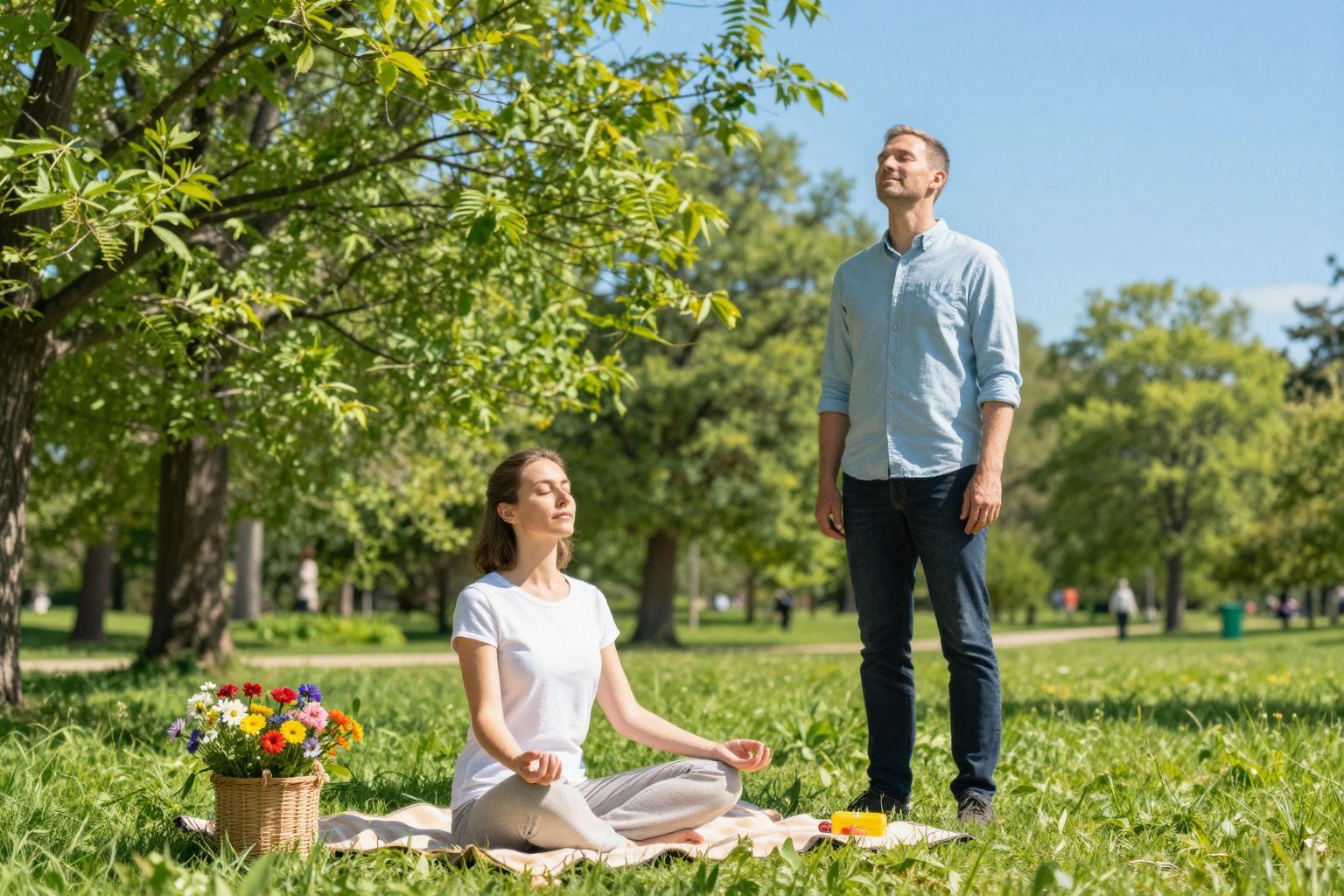 Meditáció segíthet a túlpörgő agy megnyugtatásában.