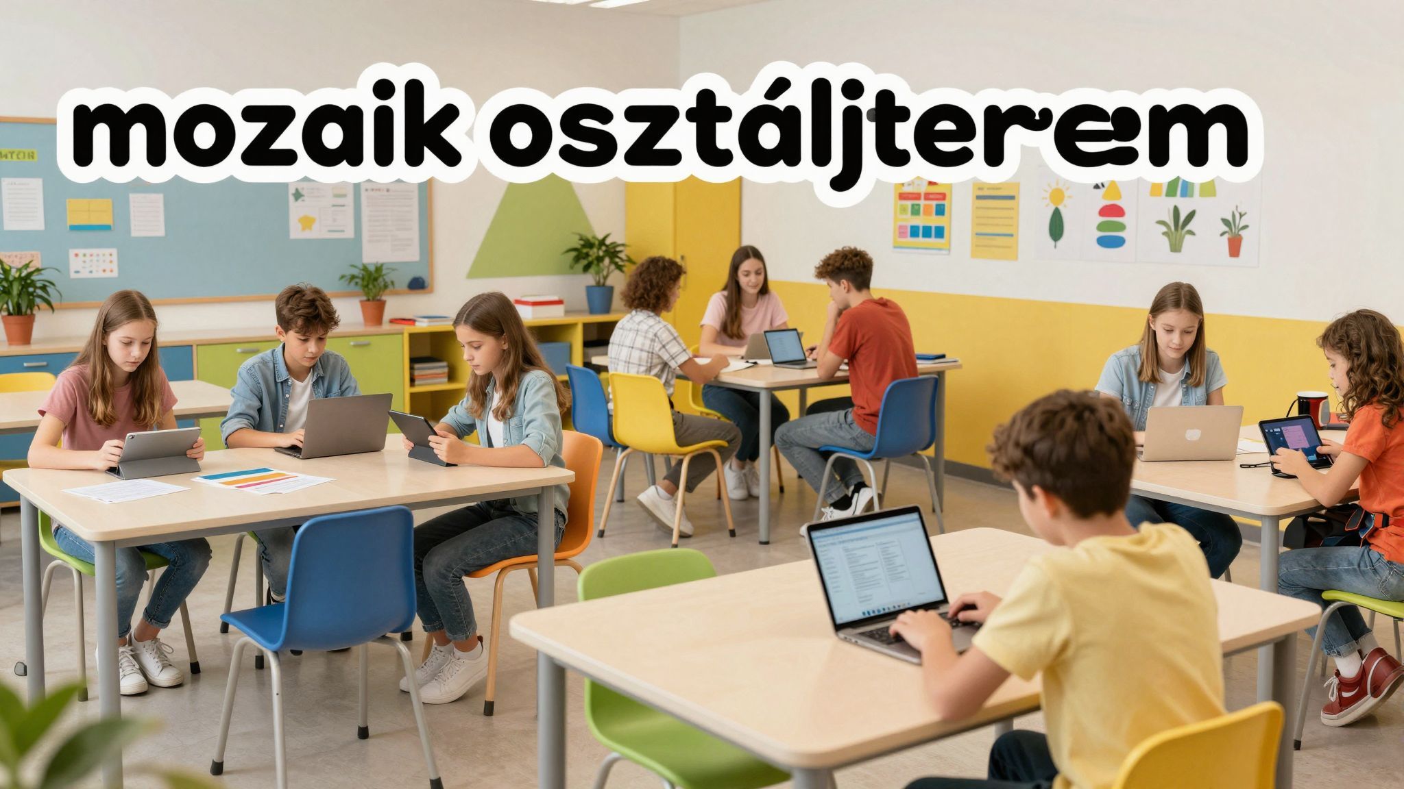 A digitális eszközök növelik a mozaik módszer hatékonyságát.