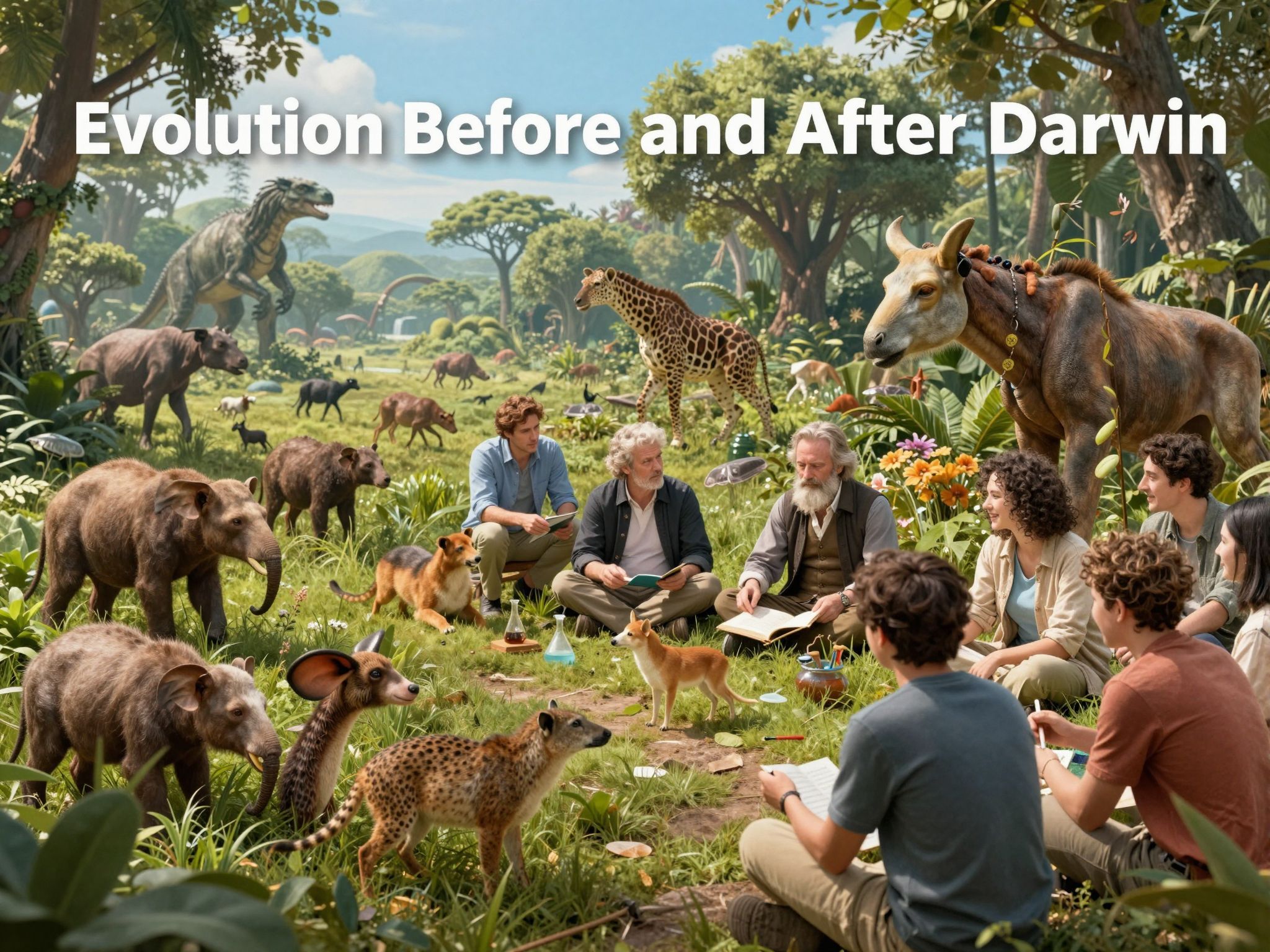 Darwin előtti elméletek fontos alapot adtak az evolúciónak.