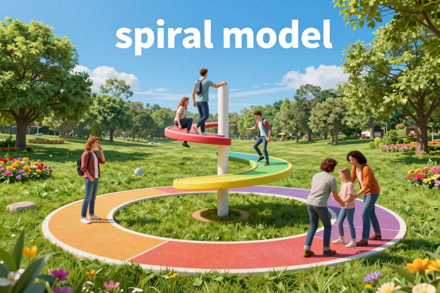 A spirális modell a változási folyamatok dinamikáját tükrözi.