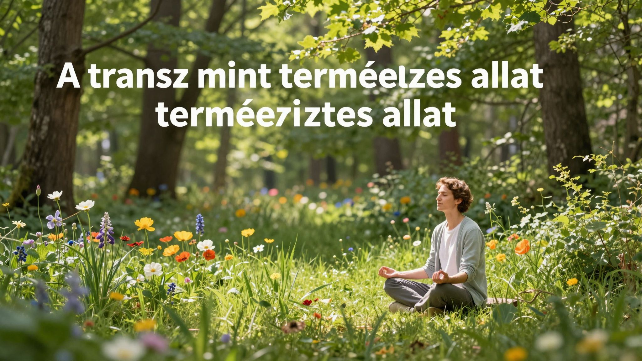 A transz állapot elősegíti a mélyebb tudatosságot és gyógyulást.