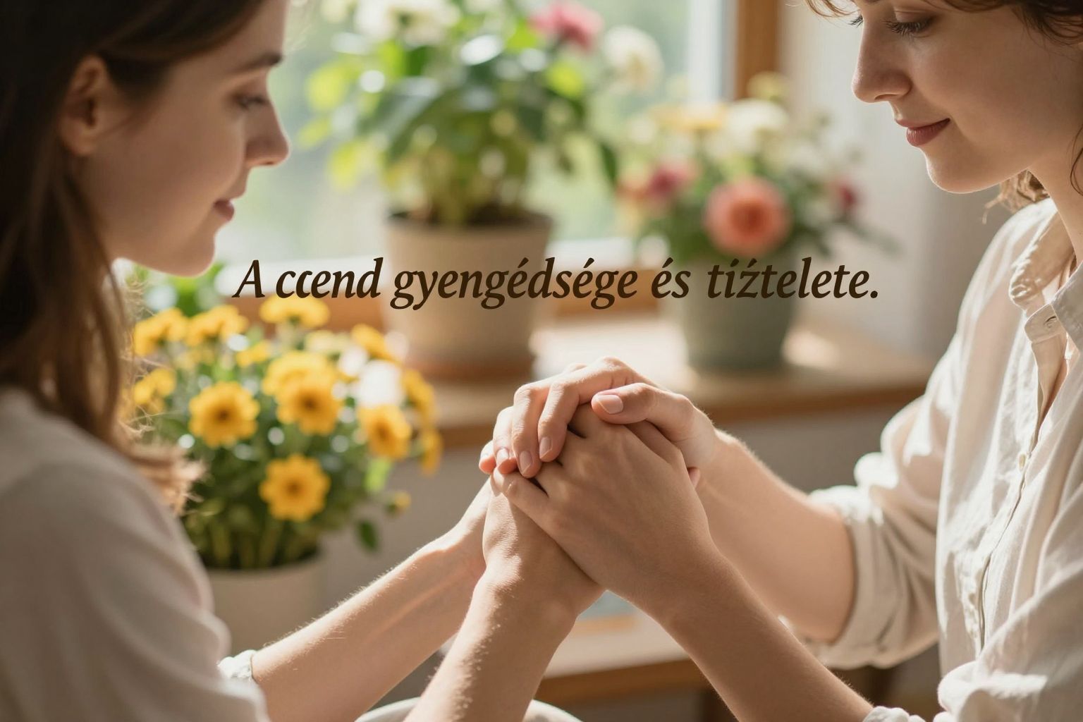 A csend mélyértelmű tiszteletet és gyengédséget fejez ki.