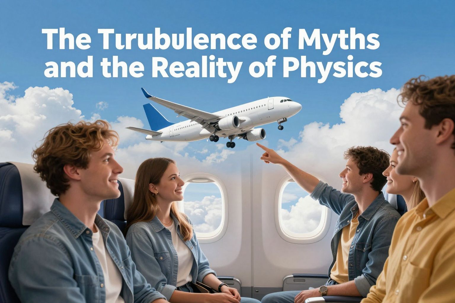 A turbulencia valóságos, de biztonságos repülés közben.