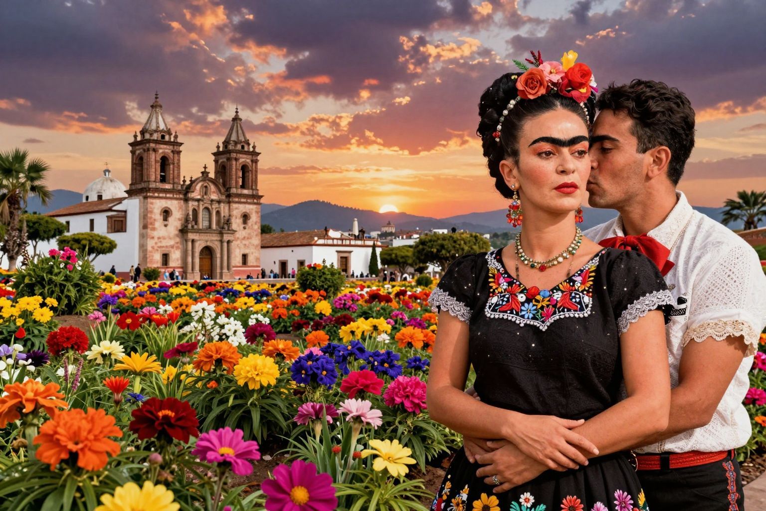 Frida Kahlo színei a mexikói kultúra és halál szimbólumai.