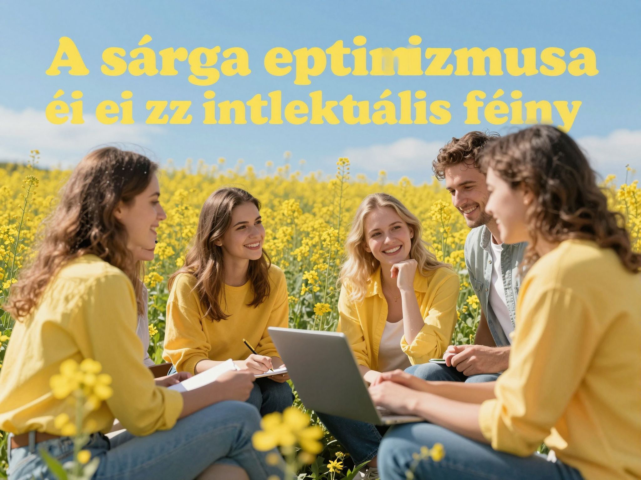 A sárga szín a boldogság és kreativitás jele.